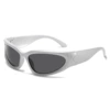 Silver frame gray film