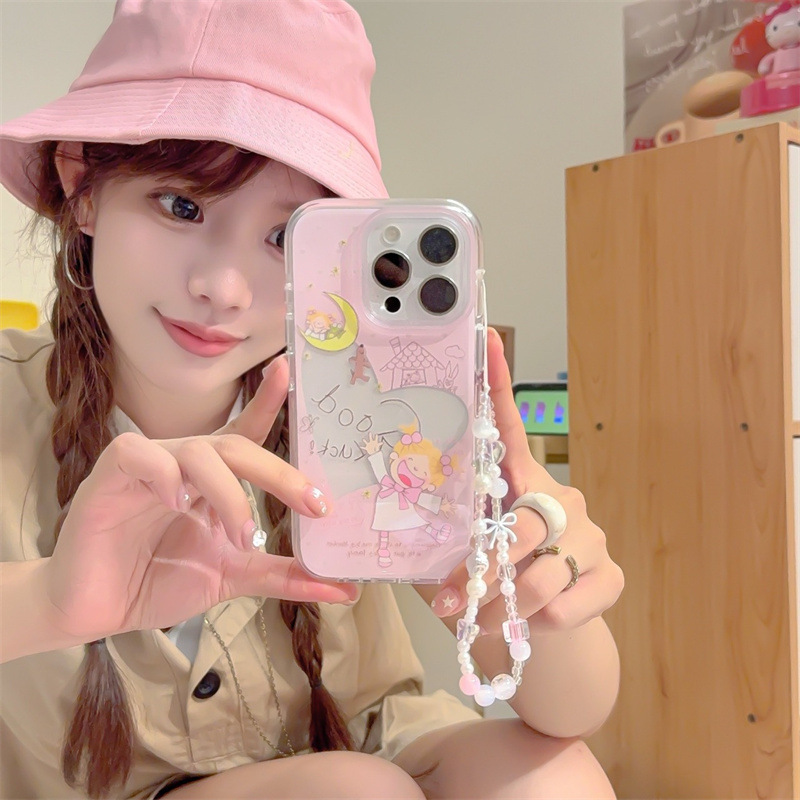 镂空爱心CoCo酱女孩适用iPhone17苹果16ProMax/15/14手机壳新款女|undefined