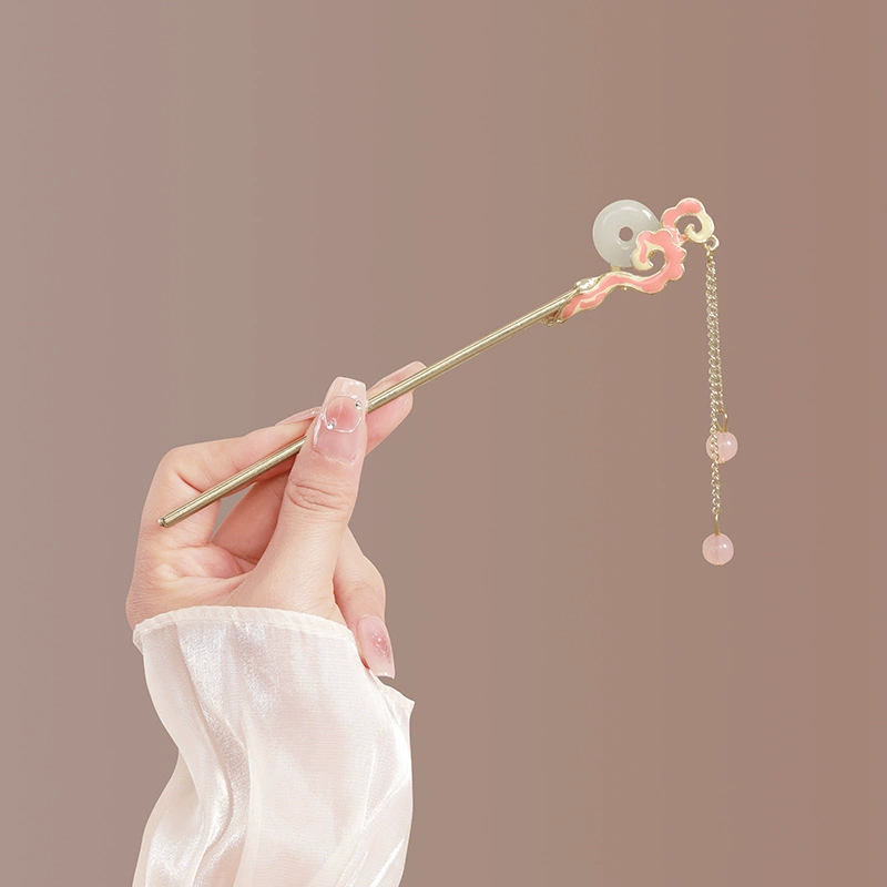 Hairpin Hanfu заколка для волос, орхидея цветочный декоративный аксессуар для волос, простая элегантная китайская стиль