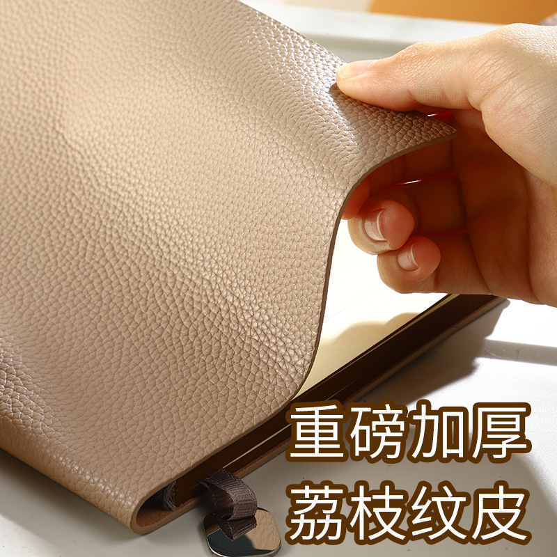 商务笔记本定制logo企业办公高颜值软皮荔枝纹记事本本子礼盒套装|undefined