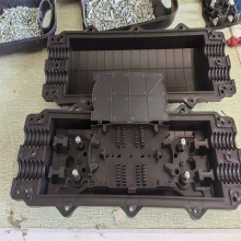 二进二出哈夫式12芯24芯36芯光缆接头盒 卧式架空2进2出接线包