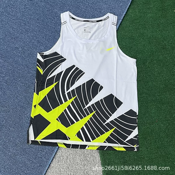 Summer Sports Competition League Sports Vest Sports Short-Distance Running Marathon Track and Field Running Basketball Training Clothing Men's Clothing