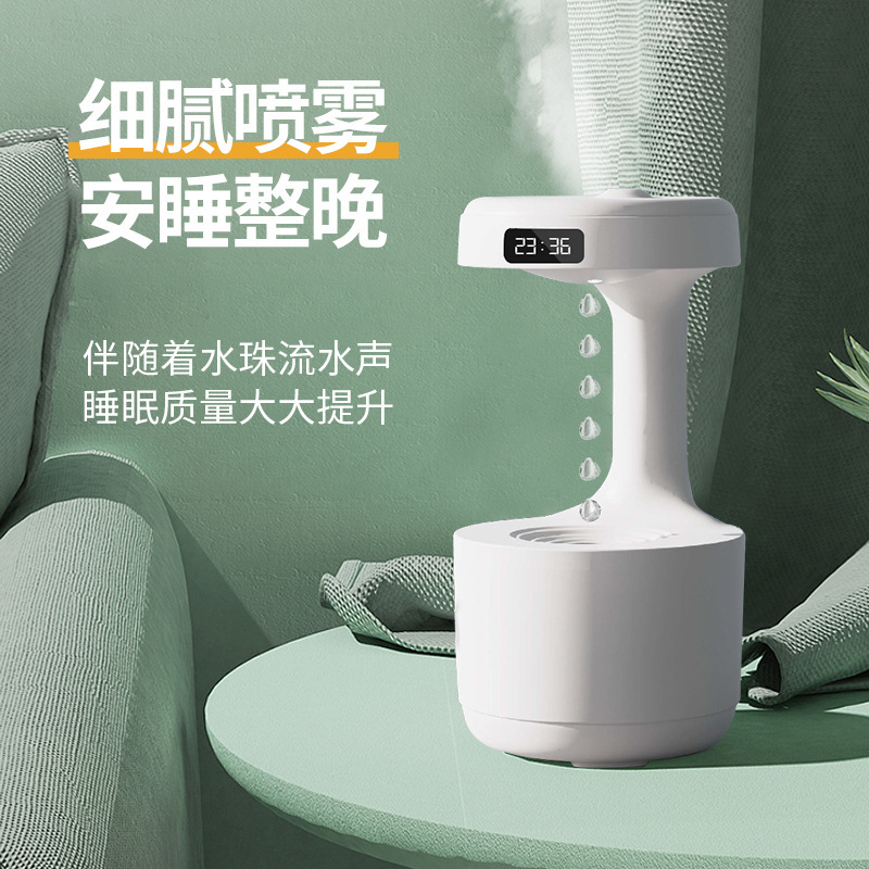 オフィスホームデスクトップミュート加湿器反重力水滴逆流アトマイザー装飾ギフト加湿器|undefined