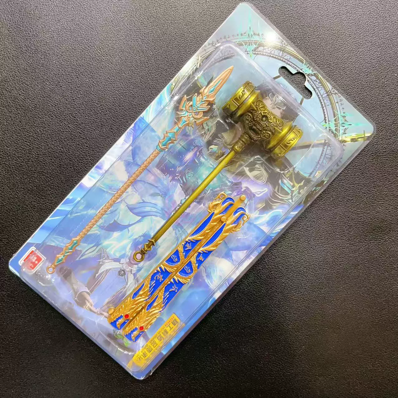 Игровой периферийный алюминиевый оружие модель Genshin Impact костюм Волчья погибель Дракон Нунчак Доулу континент модель