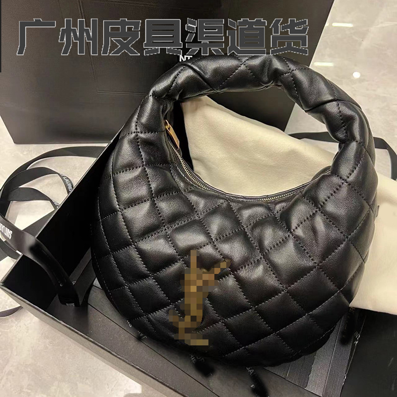 High-Quality Women's Bag Original Label Yangshulin Bag Women's Spring and Summer High Version Genuine Leather Wrist Bag Evening Bag Hand-Held Women's Bag