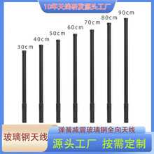 厂家直销减震玻璃钢天线100-6000MHz全向干扰天线配件天线带弹簧