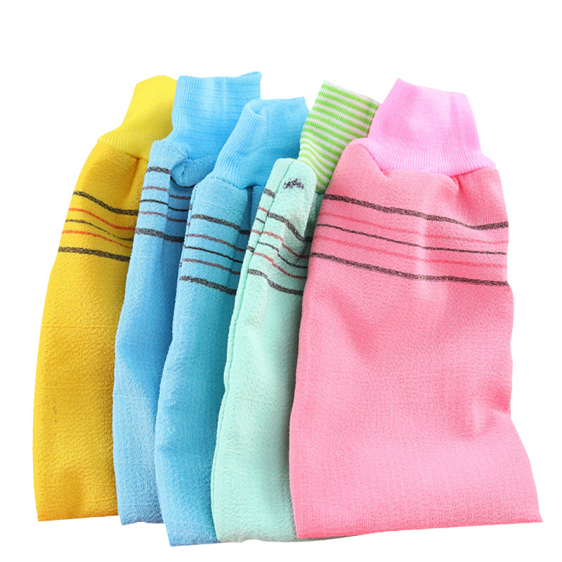 Colgar toallas de toallas de baño para mujeres, toallas de baño para hombres adultos, baños de doble cara, frotar la espalda, frotar yeso, guantes de descontaminación, artefactos mágicos