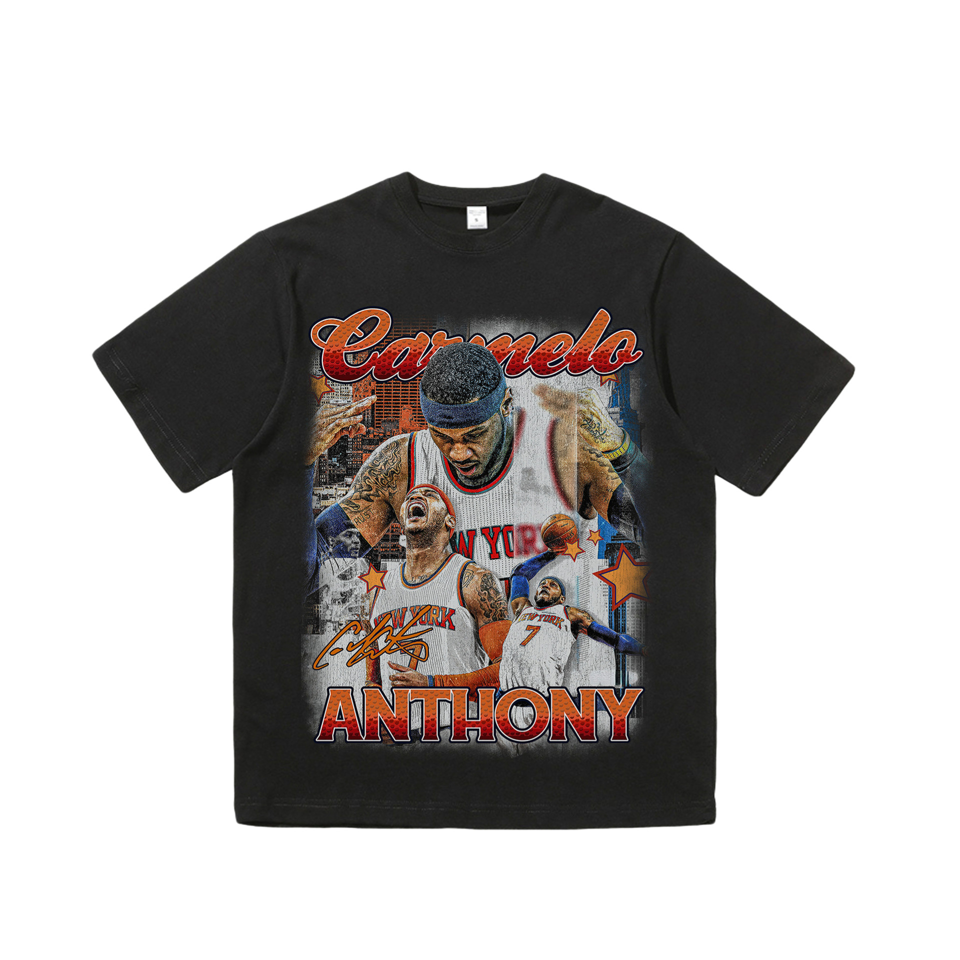 Camiseta americana estrella Rosa James Morant Curry impreso manga corta de algodón calle media manga camiseta al por mayor