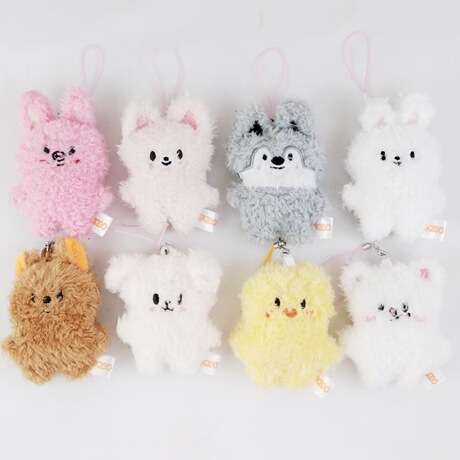 In-Stock New Skzoo Same Style Stray Kids Fm Field Week 5cm Plush Cute Pendant