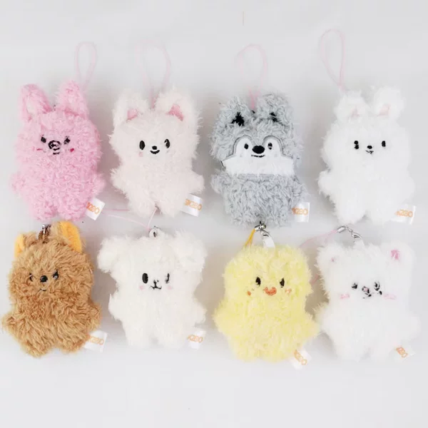 In-Stock New Skzoo Same Style Stray Kids Fm Field Week 5cm Plush Cute Pendant