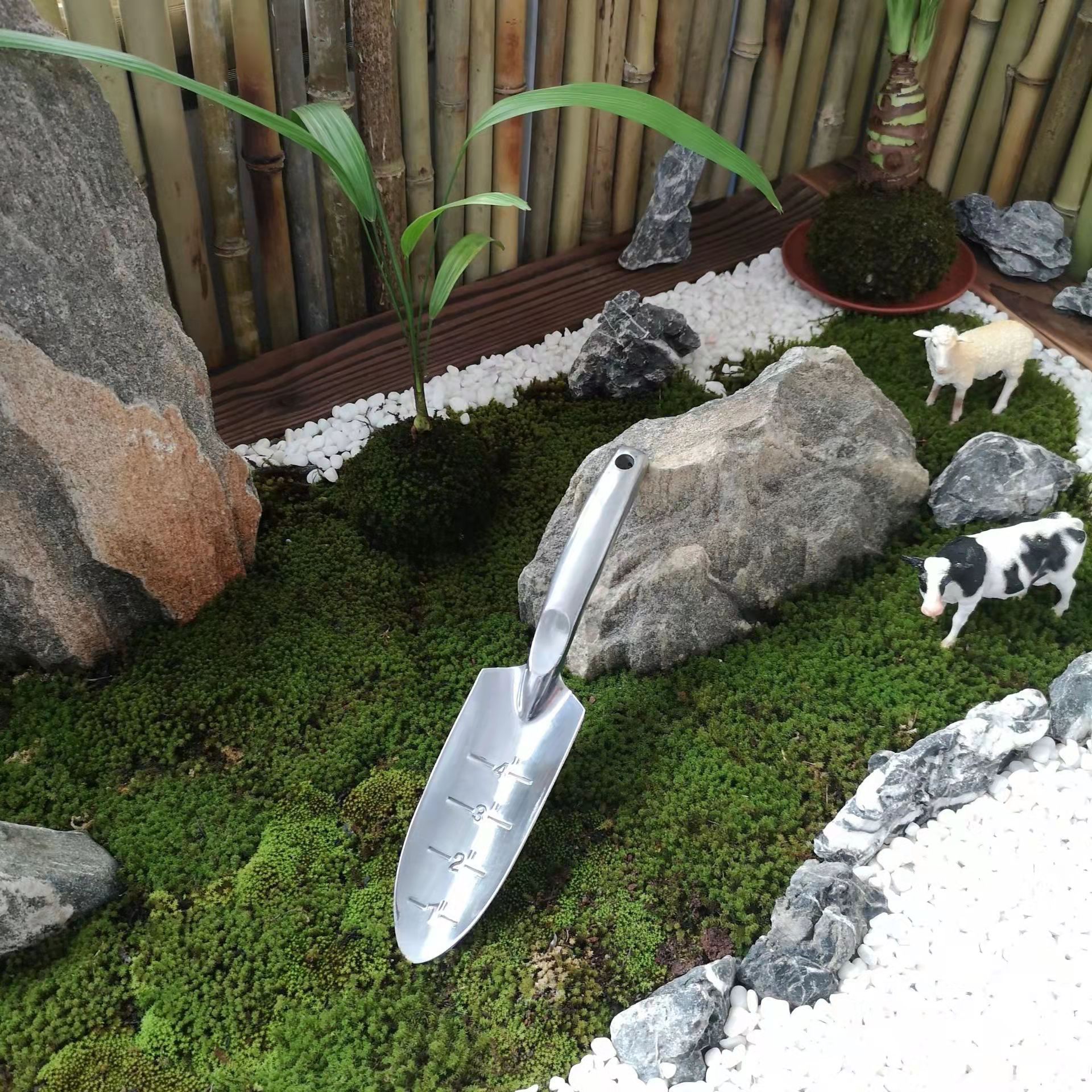 Fuente de fábrica mayorista jardín en maceta jardín rastrillo jardín pala doméstica de plantación de carne conjuntos de herramientas de jardín