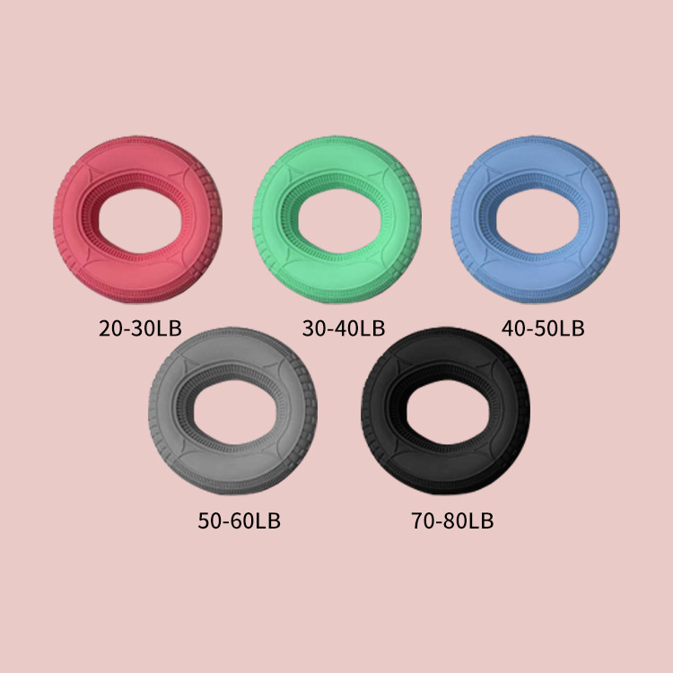 Doble fuerza de agarre de silicona dedo entrenamiento de rehabilitación dedo fuerza dispositivo hogar equipo de fitness anillo de agarre