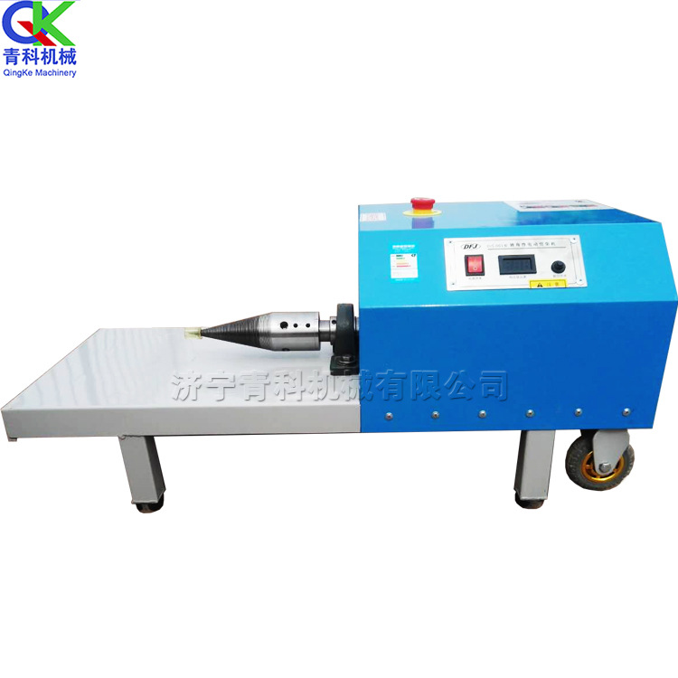 加粗骨架木材劈开机 小型卧式电动劈柴机 青科牌双电机劈柴设备