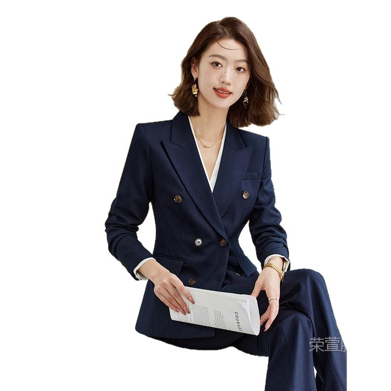 2025新款职业西装套装女OL气质修身显瘦销售经理酒店前台西服正装|undefined