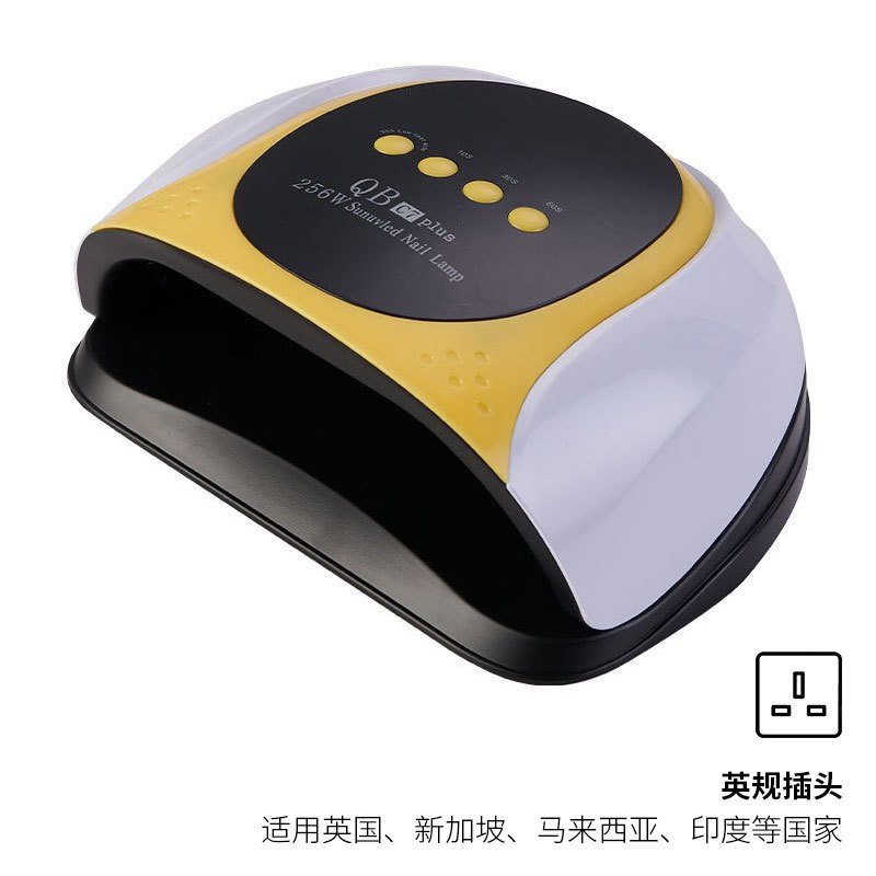 Lámpara de Fototerapia para Uñas Transfronteriza, Máquina de Uñas de Alta Potencia de 256 W, Lámpara de Fototerapia, Esmalte de Uñas en Gel, Lámpara de Curado de Uñas Especial, Venta al por Mayor
