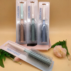 New macaron style curling comb air cushion comb for male and female students with curly hair inner buckle blowout perm straight hair comb without knotting
