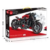 Lego, мотоцикл, конструктор, игрушка, модель автомобиля для мальчиков, наука и технология, подарок на день рождения