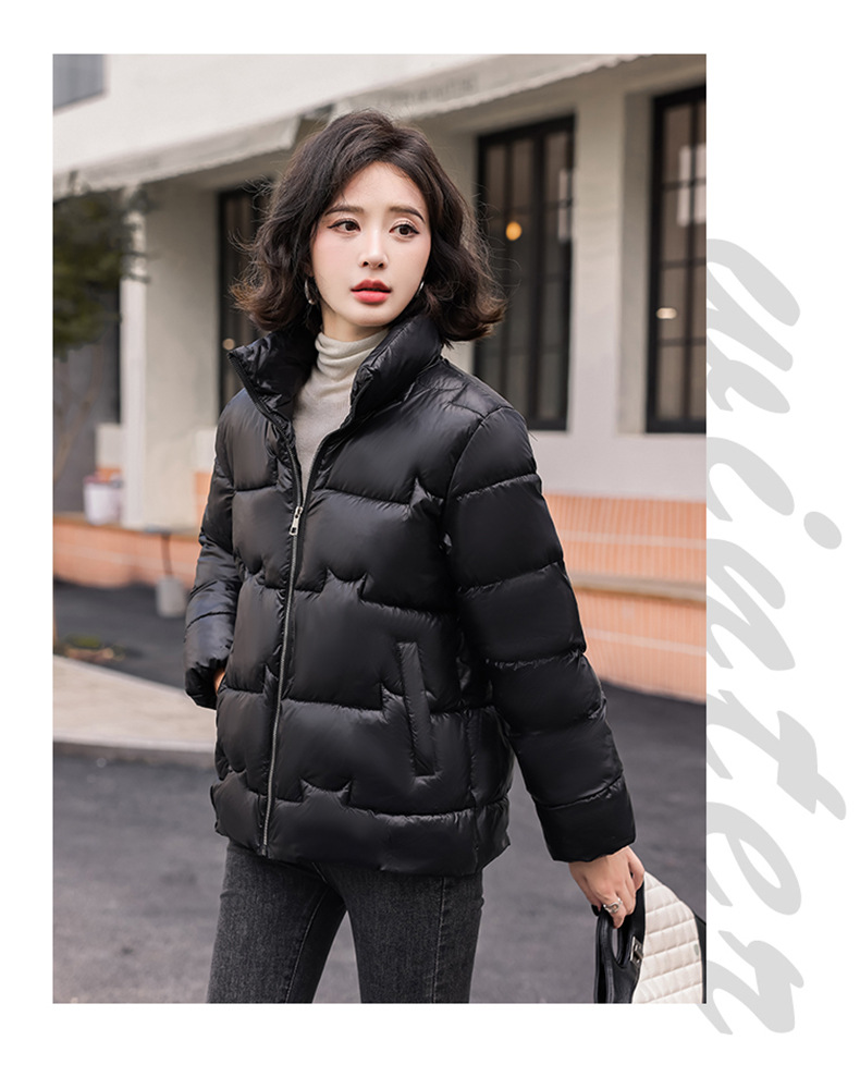 Standing Collar down Kotteng Fraen am Wanter, kuerz a kuerz, koreanesch Versioun, déck Broutjacket, 2024 nei fir Studenten_voghion.com