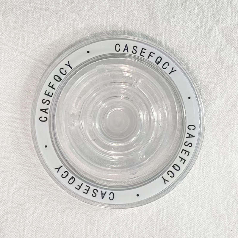 Chasis de succión magnética magsafe Airbag móvil base transparente accesorios de succión magnética goteo pintado redondo