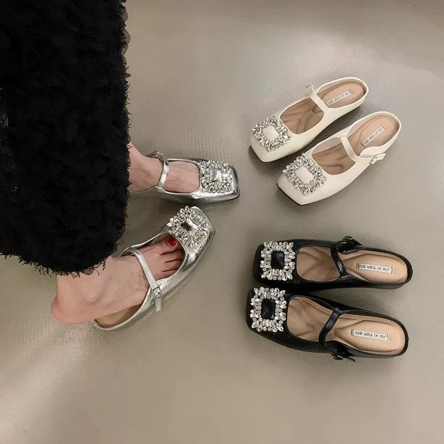 Женские туфли Мэри Джейн в британском стиле, коллекция осень-зима 2025, сочетаются с юбками, французские мягкие кожаные туфли на небольшом каблуке