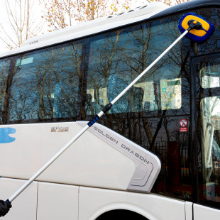 Special Thickened Thickened Brush for Truck Car Washing Mop Long Rod Telescopic Tool for Car Bus