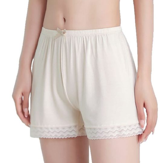 Pure cotton safety pants anti-running light not curling ladies class a underwear-free shielding pants boxer shorts wholesale