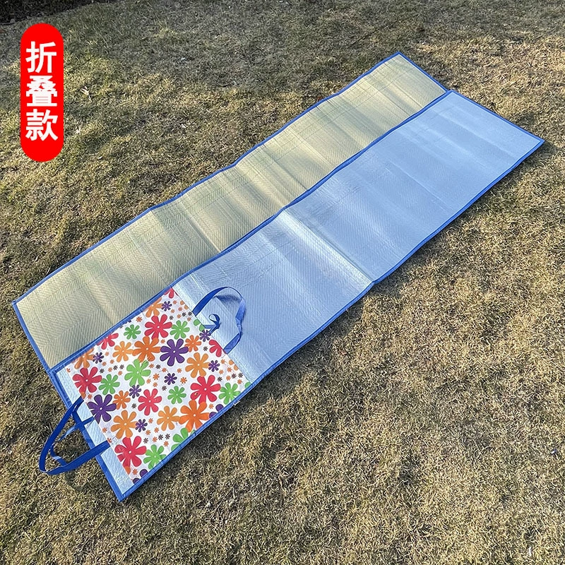 Складные флуоресцентные пляжные коврики соломенные коврики соломенные коврики для пикника серые соломенные коврики внешняя торговля взрывные пляжные соломенные коврики