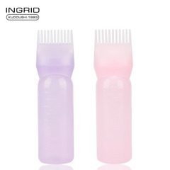 亞馬遜洗頭瓶染髮燙髮美發髮廊專用帶刻度燙染髮瓶帶齒乾洗洗頭壺