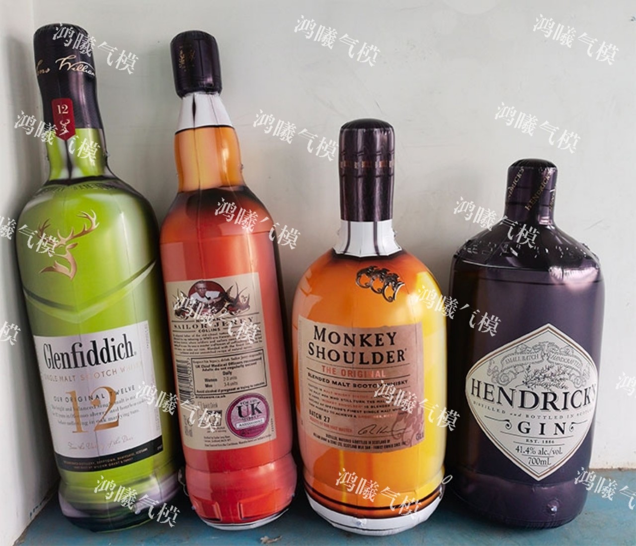 pvc闭气各种瓶子模型 易拉罐饮料矿泉水瓶气模广告充气啤酒瓶白酒