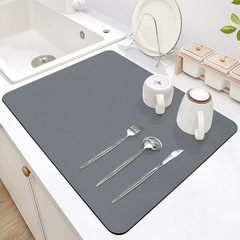 Cross-border modern minimalist kitchen drain pad household dishes absorbent pad stove washable insulation pad countertop anti-slip pad