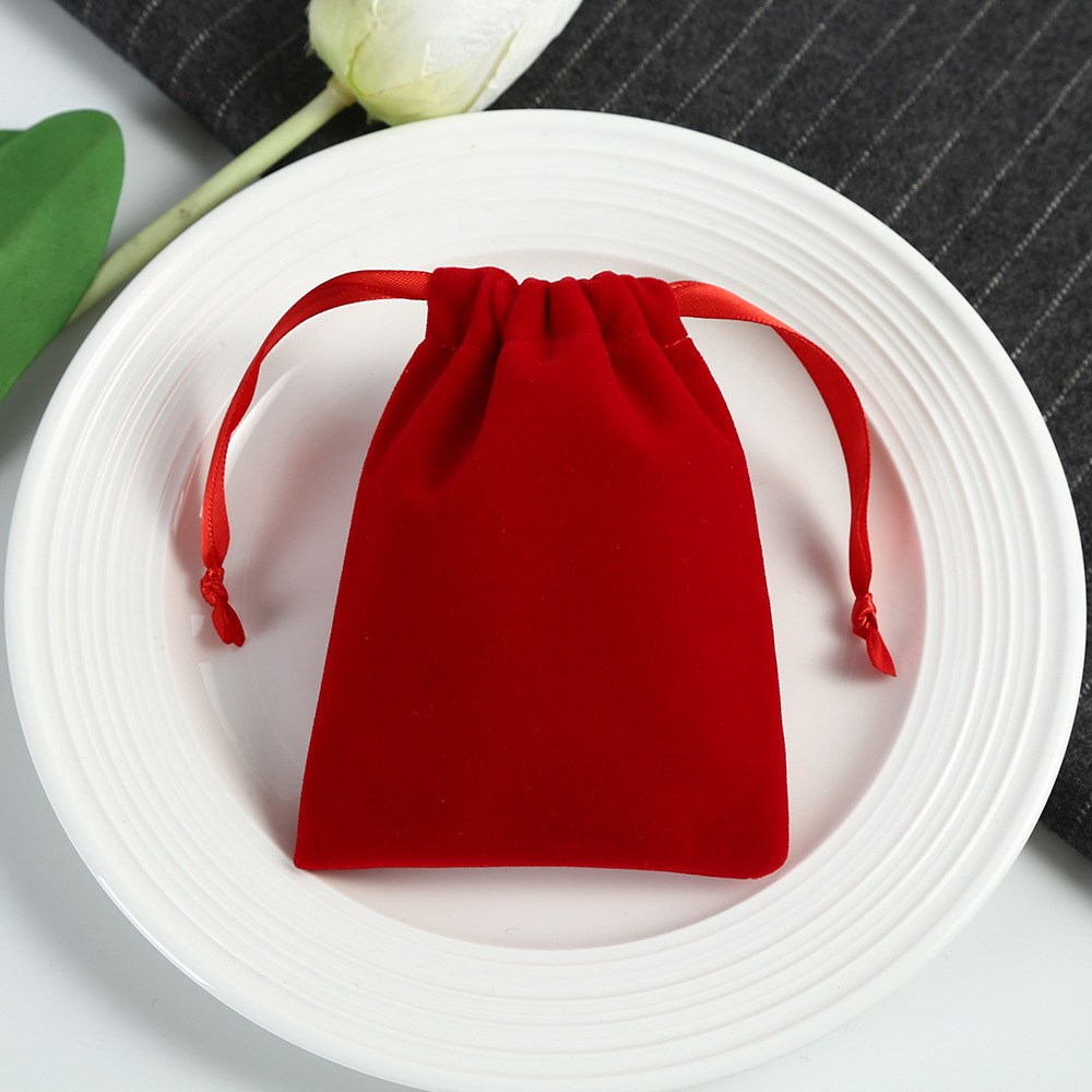 7g Weight Jewelry Packaging Bags Classification 1 Piece Quantity Daily Occasion Solid Color Pattern Simple Style Style 1 Piece Cloth Simple Style Daily Solid Color Jewelry Packaging Bags 10