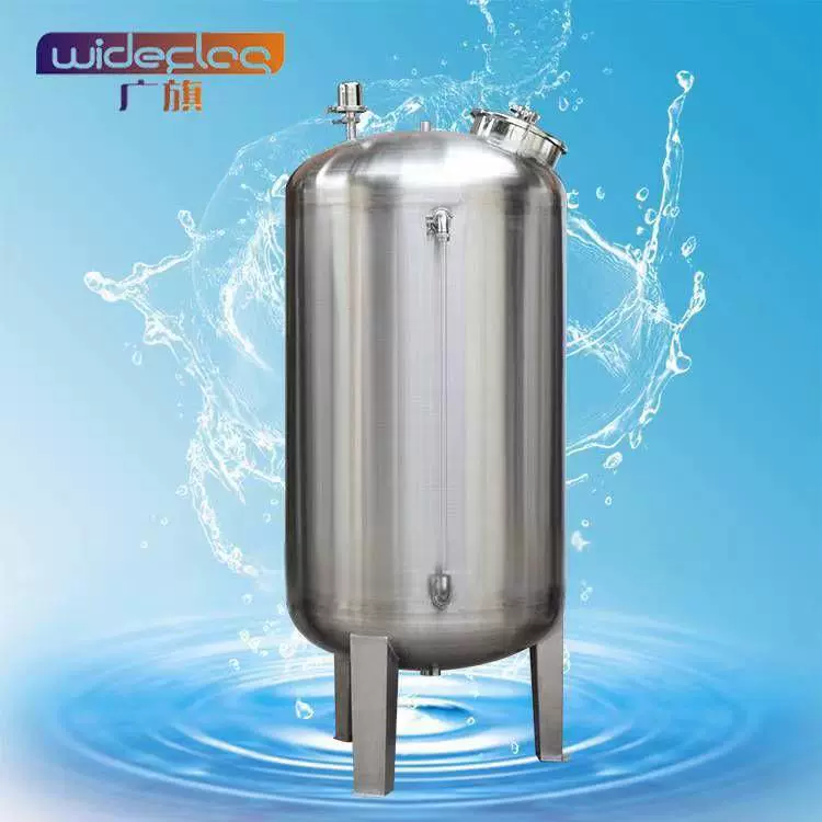Пищевая нержавеющая сталь 304, стерильный резервуар для воды 316, стерильный резервуар для воды для очищенной воды в фармацевтической фабрике с гигиеническим уровнем