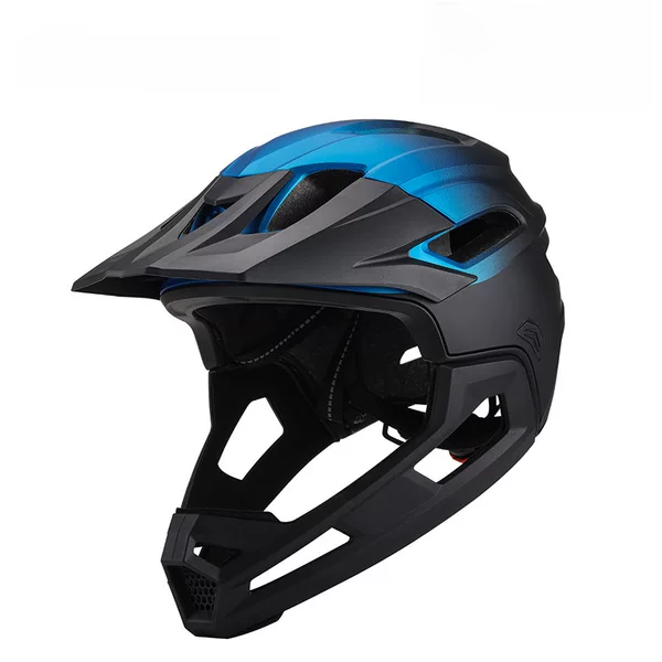 Cross-Border New Model Adult Full-Face Helmet in Gradient Colors, Competition Sports Outdoor Mountain Off-Road Helmet Full-Face Helmet Manufacturer