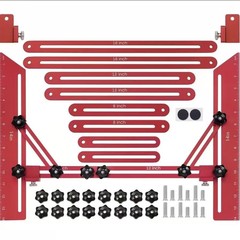 新しい多機能階段ゲージ測定折りたたみ定規木工装飾ツール