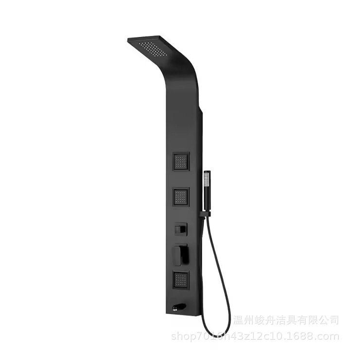 Pantalla de ducha Juego de ducha inteligente Ducha integrada Juego de baño de salida de agua multifuncional de cinco velocidades