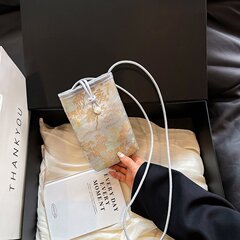 クロスボーダーレディースバッグ新作新中式風モバイルバッグミニマルシンプルおしゃれ小銭入れショルダーバッグ斜め掛けバッグ