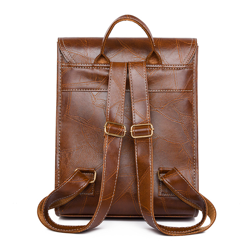 Transfronterizo 2024 nueva mochila retro casual para mujer estudiante universitario mochila antirrobo mochila simple para computadora al por mayor