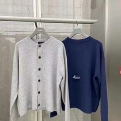 検査済み版WE11初秋新作刺繍入りシンプルニットセータートップス長袖カジュアル万能