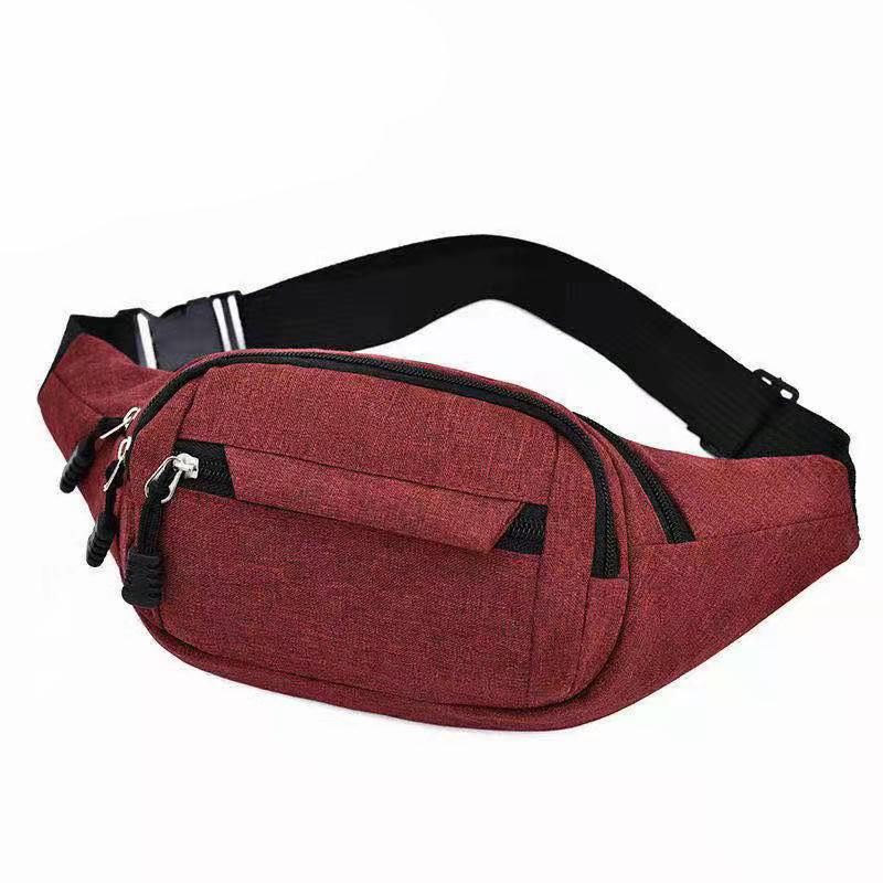 Riñonera para hombre, bolso cruzado de tela Oxford, multifuncional para teléfono móvil o herramientas, ideal para viajes y deportes