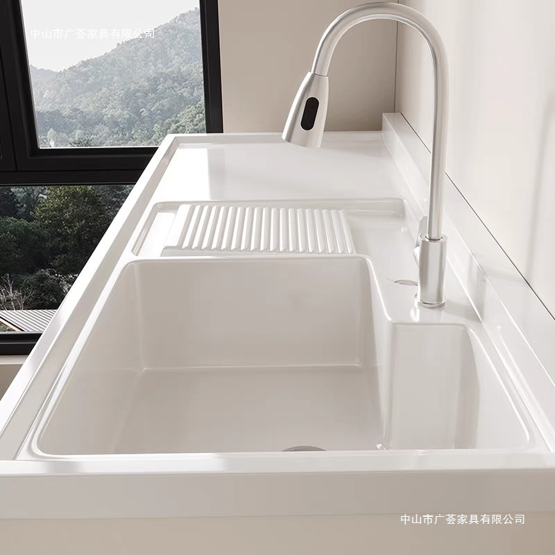 Kxh オールアルミニウムハニカムアルミニウムランドリーキャビネット一体型洗面台洗濯シンクスクラバードラム洗濯機キャビネットバスルーム|undefined
