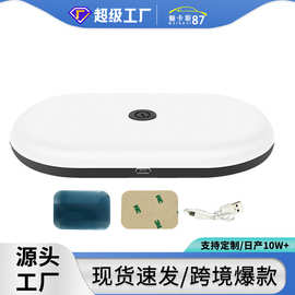 跨境汽车室内阅读灯免接线车内照明灯充电款磁吸三角氛围灯