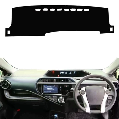 Günəş əleyhinə siperlik: Car Dashboard Cover Sunshade - black-border-right-driving-single-layer-polyester