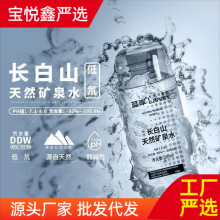 整箱水矿泉水批发蓝岸长白山矿泉水小瓶弱碱性饮用水便携装