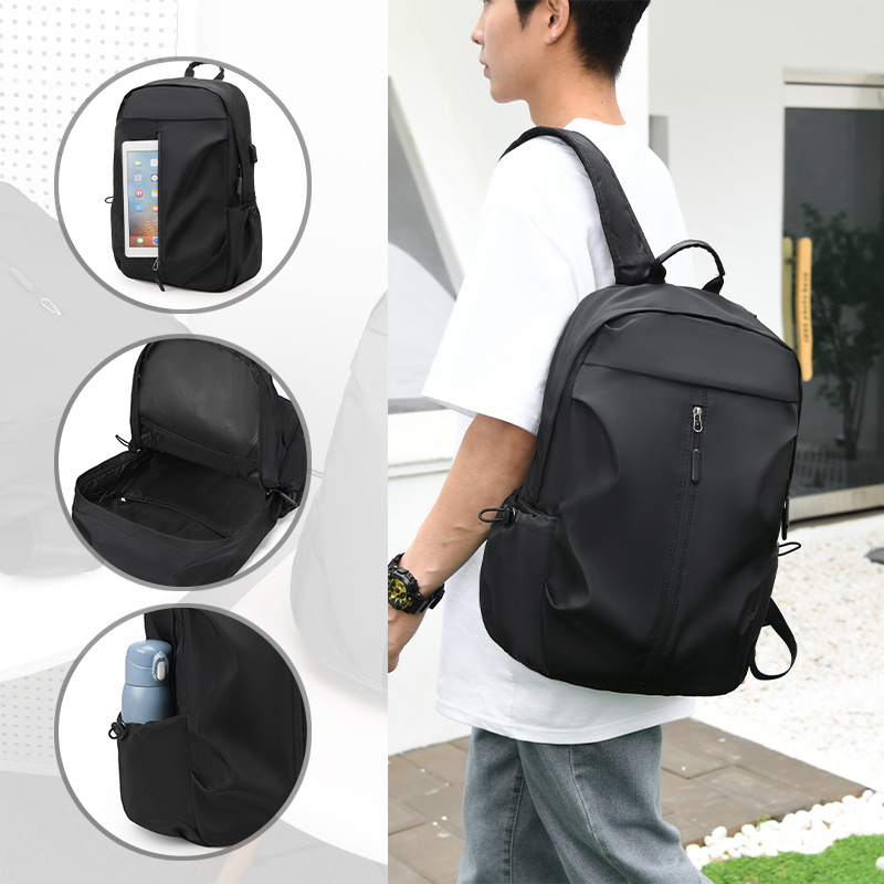 Nueva mochila de moda simple, bolso de estudiantes de gran capacidad, bolso de viaje de ocio al aire libre, bolso de computadora de viaje de negocios