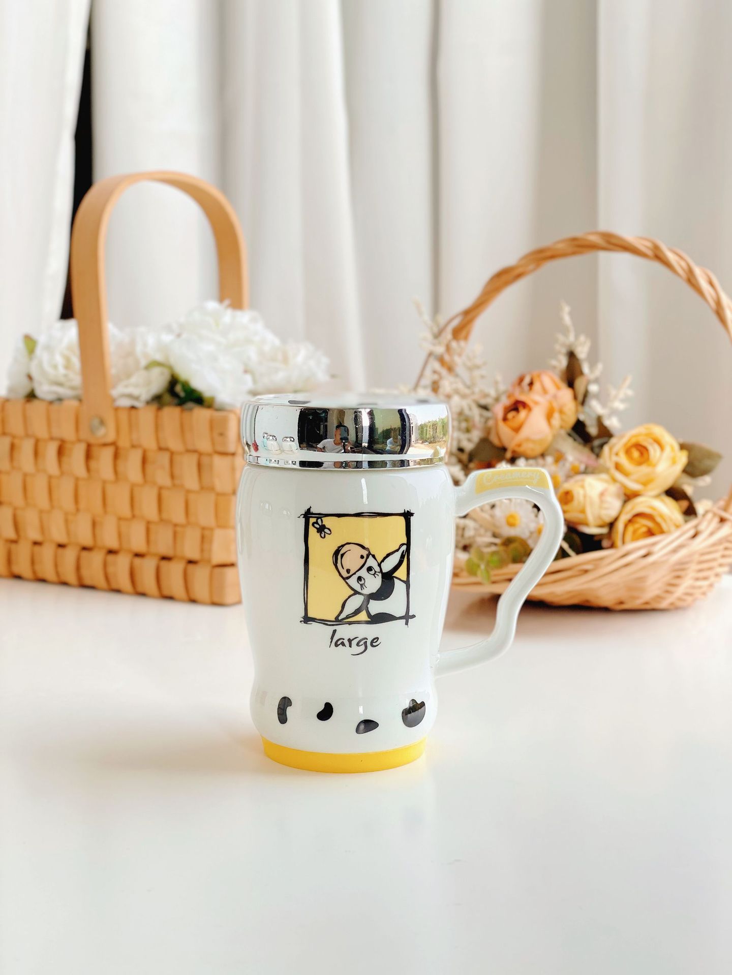 Cada 5 Yuan taza de cerámica taza de liquidación cantidad de stock no es mucho taza de café taza de agua taza de dibujos animados taza de desayuno