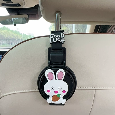 Car cup holder/beverage holder — Holder, Car Storage Hook - water-cup-holderhook-two-in-one-black-maotu