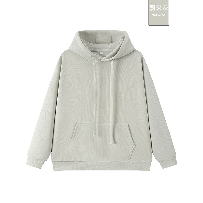 Otoño color sólido cross-border hoodie americano pesado ropa de trabajo con capuchona marca de moda masculina alta sensación suéter personalizada