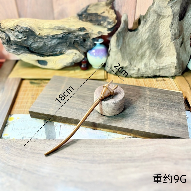 新中式金丝檀发簪木制品雕刻簪子汉服头饰古风挽发木簪高级盘发钗|undefined