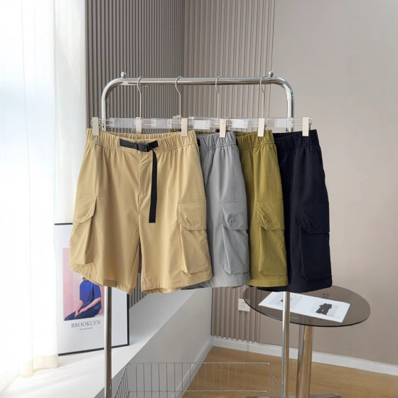 21107 Tooling Quick-drying Shorts Women's Fashion Comfortable All-match Spring and Summer New Couples Same Style