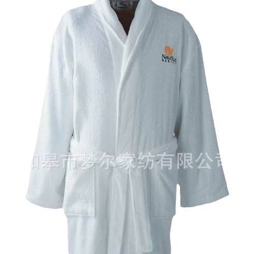 (2개) 제조업체는 호텔 및 BB용 순면 긴 수건 소재, 두꺼운 면 흡수성 잠옷, 로고 추가 가능